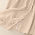 thumbnail image 4 of Fewfanhot Women's Skirts Cotton Linen Midi Skirt with Pockets Casual Flowy Swing Elastic High Waist A-Line Long Boho Skirts, 4 of 8
