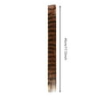 thumbnail image 2 of Raccoon Tail Hair Extensions 18 Inch Stripe Printed Piece Synthetic Straight Clip In Hair Extensions For Daily Use Random Color - Sky Blue, 2 of 3
