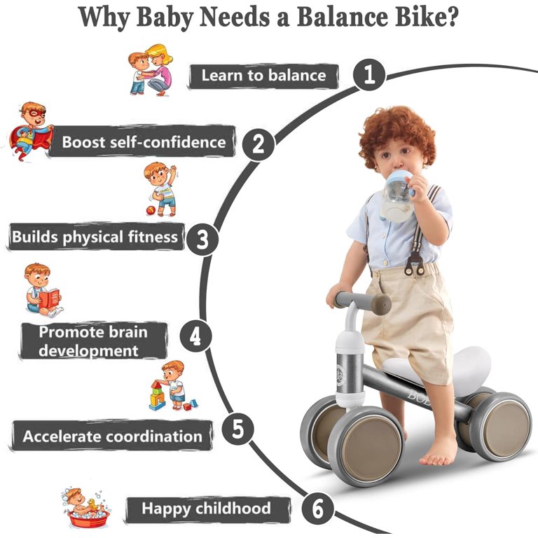 Bobike Baby Balance Bike Toys for 1 Year Old 10 24 Months Toddler