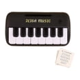 thumbnail image 1 of Juguete de piano para bebé, juguetes musicales con sonido, piano de bolsillo musical, mini piano electrónico para negro, 1 of 9