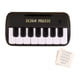 thumbnail image 1 of Piano electrónico de juguete para bebé, piano de bolsillo para niños, sonido ligero y musical. negro, 1 of 9