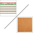 thumbnail image 4 of RYLABLUE Merry Christmas Santa Claus Set of 6 Coaster for Drinks, Absorbent Ceramic Stone Coasters Cup Mat with Cork Base for Home Kitchen Room Coffee Table Bar Decor, 4 of 4