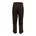 thumbnail image 5 of QSAWXQZ Men's Ribbed Knit Lounge Sweatpants Drawstring Elastic Waist Wide Leg Casual Pants with Pockets Coffee M, 5 of 9