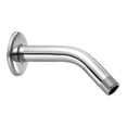 thumbnail image 5 of 6-Inch Stainless Steel Shower Arm with Flange - Wall Mounted Chrome Finish Shower Head Extension Pipe, 5 of 9