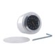 thumbnail image 2 of Moto motocicleta 7/8 pulgadas reloj de montaje en manillar reloj de cromada para Cruiser ATV Scooter - impermeable Negro shamjiam reloj del manillar de la motocicleta, 2 of 7