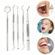 thumbnail image 1 of Fiudx Kit Dental, Dientes Herméticos, Pinzas, Acero Inoxidable Resistentes, Limpiador Preciso Sondas Dentales, Adultos y Niños, Recomendado Dentistas, Incluye Juego de 5 Piezas., 1 of 7