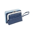 thumbnail image 1 of RXIRUCGD Vintage Stone Patterned Lacquered Leather Ladies' Hand Organ Coin Purse, 1 of 4