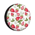 thumbnail image 1 of Fotbe Strawberry1 Funda de Llanta de Repuesto con Estampado, Engrosada, Ajuste Universal para Jeep, Remolque, RV, SUV, Camión-14 inch, 1 of 6