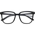 thumbnail image 1 of wonima44 Black Blue Light Blocking Glasses Anti-blue Light Frames Anti-blue Light Eyeglasses Retro Clear View Blue Light Blocking Glasses for Eye Protection Computer Vision, 1 of 1