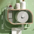 thumbnail image 3 of Wall Mounted Washcloth Storage Box Waterproof Tissue Paper Cotton Pad Organizer, 3 of 7