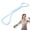 Blue, variant on Figure 8 Resistance Band with Non-Slip Handles, Silicone Full Body Exercise Stretching Bands for Women Men, Home Gym Yoga & Arm Shoulder Training