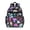Black-30, variant on Foodie Donut Print Travel Backpack - Lightweight Commuter Bag with Side Pockets & Chest Buckle