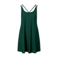 thumbnail image 4 of Women's Floral Lace Casual Dress Sleeveless Round Neck Hollow Out Summer Daily Wear Basic Solid Womens Casual Trendy Midi Dresses, 4 of 8
