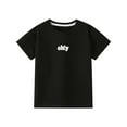 thumbnail image 2 of Girls Shirts 5t Girls Crewneck Shirts Short Sleeve Shirts for Girls Size 10 Solid Color Blouse Plus Size Girls Tops Size 8-10 reorder items, 2 of 4