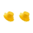 thumbnail image 4 of Decodeary Easy To Wear Hat Stylish Sun Protection For Any Occasion Stylish Protection Bucket Hat Caps Casual Comfort brilliant yellow 2Set, 4 of 6