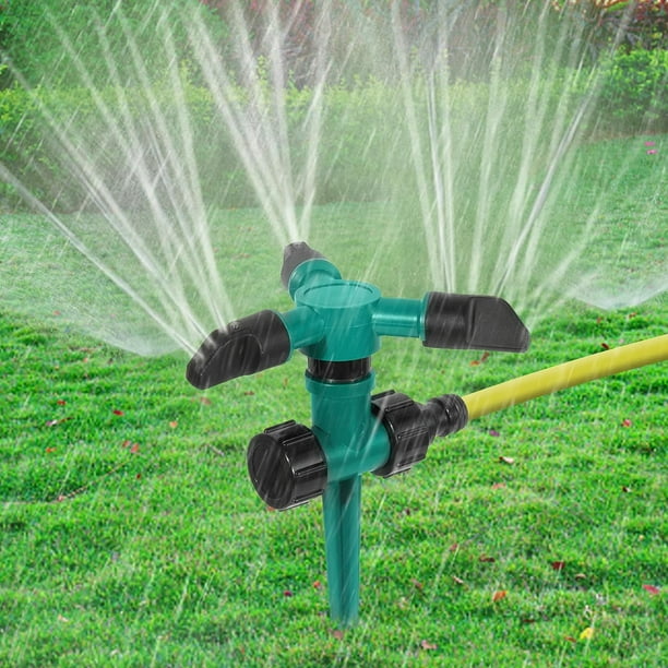 Aspersores de jardín - Aspersor de césped para jardín giratorio 360 grados que cubre área grande - Ajustable, sistema de aspersores de agua de jardín para patio