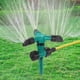 thumbnail image 1 of Aspersores de jardín - Aspersor de césped para jardín giratorio 360 grados que cubre área grande - Ajustable, sistema de aspersores de agua de jardín para patio, 1 of 5