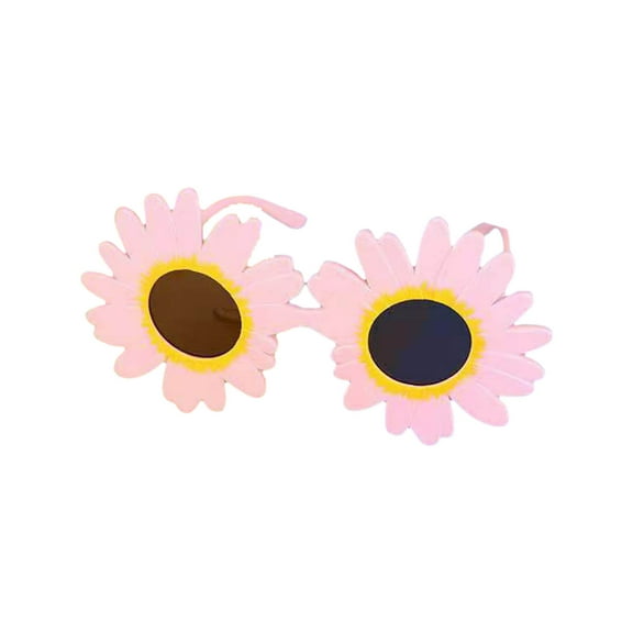 Sunflower Glasses Sunflower And Sunglasses Clothing Accessories Outdoor Sunflower Sunshade Glasses For Children And Adults Used As Props For Funny Party Performances