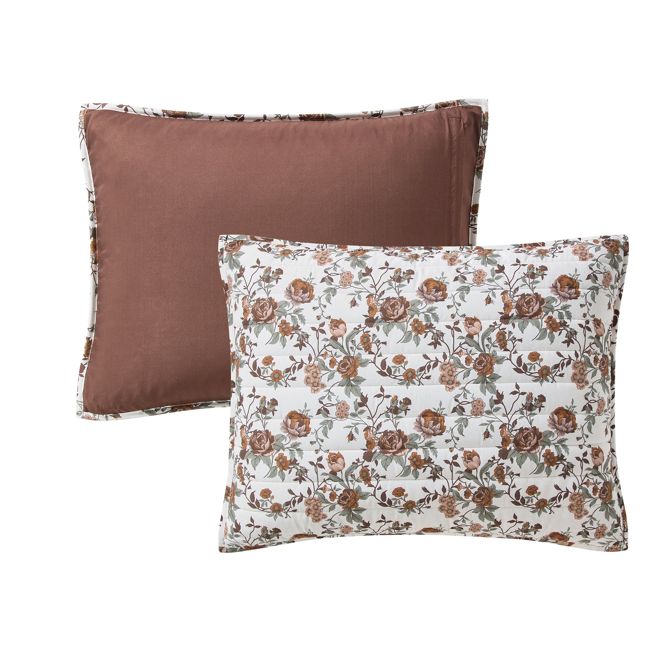 My Texas House Multicolor Floral 3-Piece Cotton Quilt Set, Full/Queen