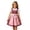 AB259 Red, variant on Tisuna Girl'S Dresses Short Sleeve Square Neck Striped Dress Teen Kids Festival Party Comfort Fit Dresses Size 7-8 Years