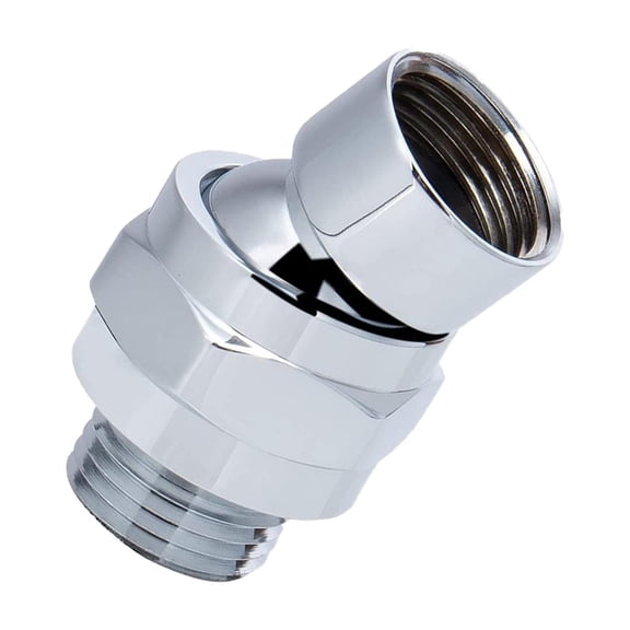 Lerpwige Shower Head Swivel Adapter Balls Joint Brass Adjustable Showerhead Connector