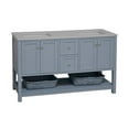 thumbnail image 6 of Lakeshore 60" Double Bathroom Vanity with Powder Blue Cabinet and Engineered White Top, 6 of 6