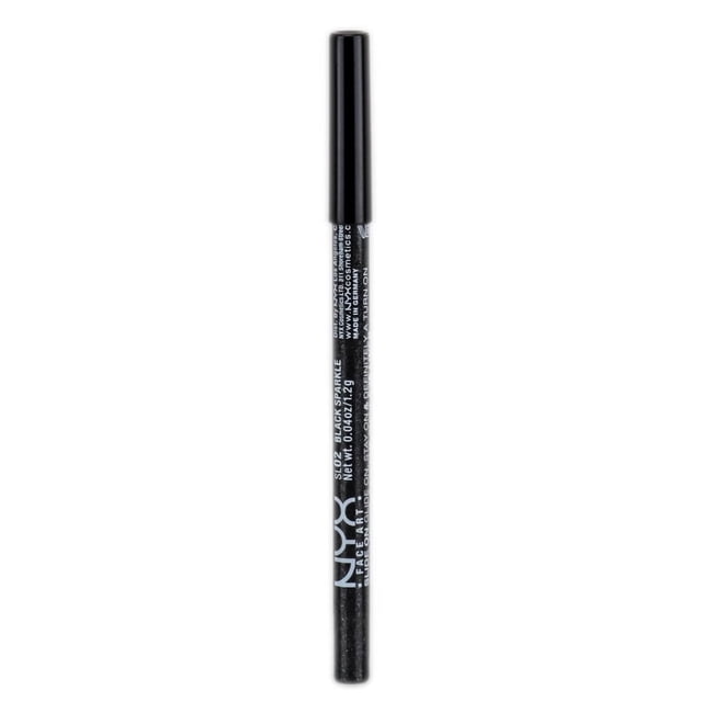 Delineador de ojos NYX Slide On Lencil SL02 Black Sparkle