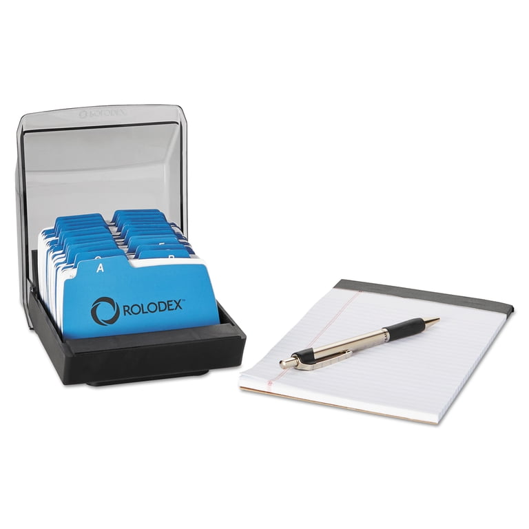 rolodex business card binder kit Rotary File, 400-Card Capacity, Black and other potential damage.The interior of the holder is divided into transparent plastic pockets that allow for easy viewing and access to each individual card ROLODEX BUSINESS CARD HOLDER FOLDER