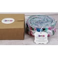 thumbnail image 3 of Soimoi 40Pcs Tropical Theme Flamingo Print Precut Fabrics Strips Roll Up 1.5x42inches Cotton Jelly Rolls For Quilting - Pink, Blue & Green, 3 of 9