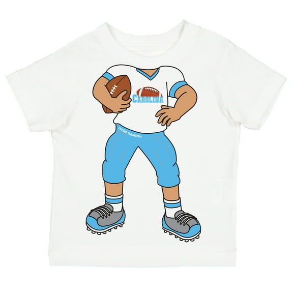 Future Tailgater Heads Up! Football Player Infant Toddler Youth T-Shirt for Carolina Fans