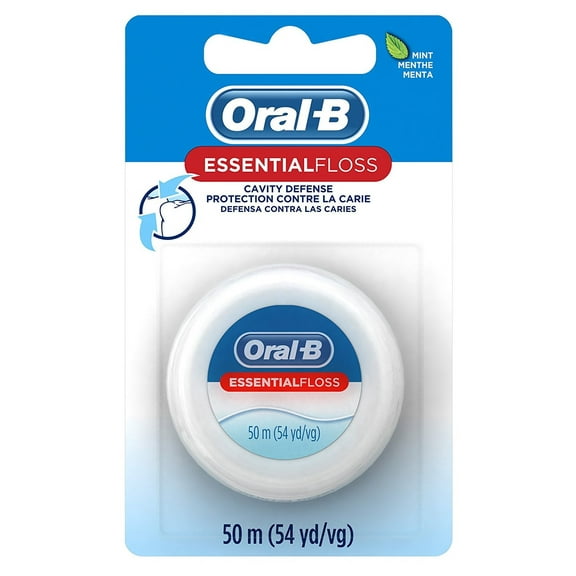Oral-B 54 Yards Floss Essential Mint Wax (6 Pack)