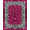 Hot Pink Black White, Pattern 6, variant on ODIKA Spotted Cheetah Tower Zebra Stripe Print Leopard Playful Expressive Non-Slip Chair-Friendly for Home Office, Gaming Room, Under Desk
