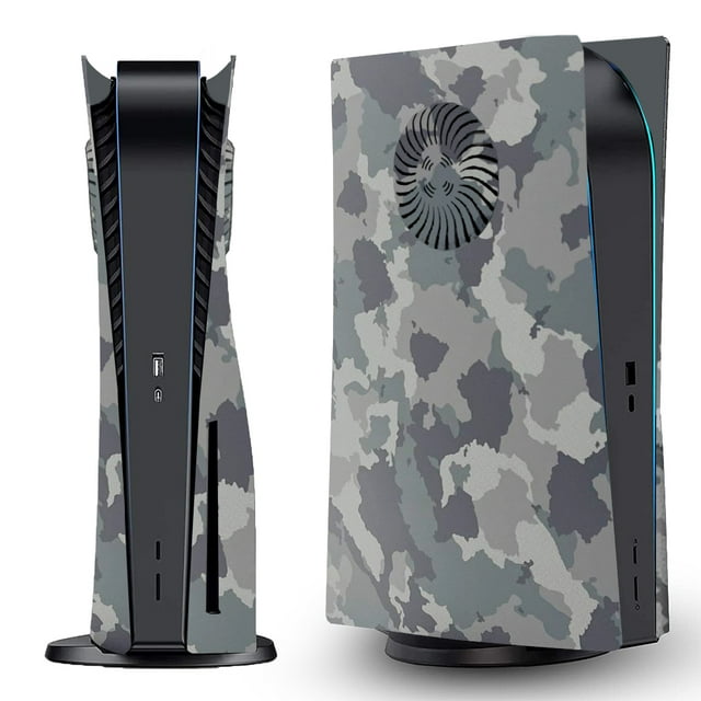 Placa frontal de repuesto para consolas PS5, con rejillas de ventilación y filtro de polvo, paneles laterales de ABS, cubierta de la carcasa y accesorios de protección contra el polvo