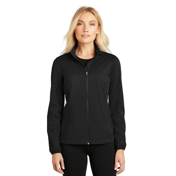 Port Authority ® Ladies Active Soft Shell Jacket. L717 Xs Deep Black