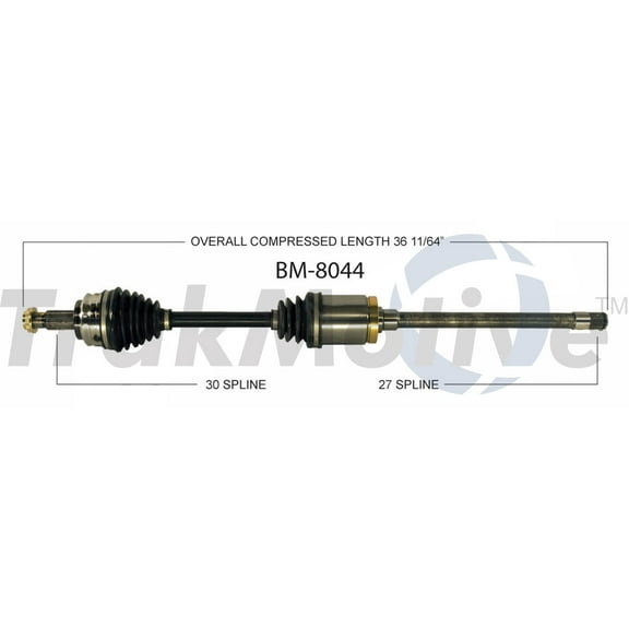 CV Axle Shaft Fits select: 2004-2010 BMW X3