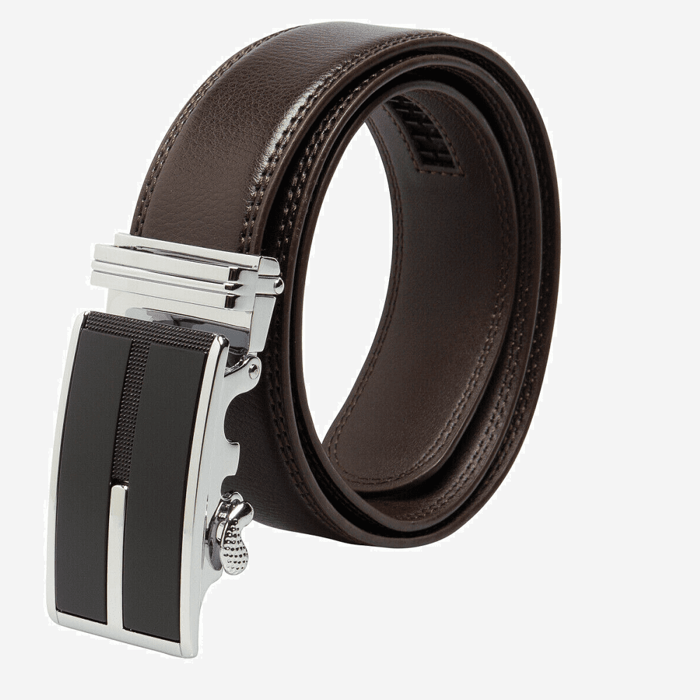 Designer Leather Dress Belt 