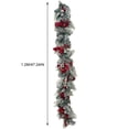 thumbnail image 3 of Decoraciones de guirnaldas navideñas, decoraciones de guirnaldas navideñas, colgador de corona de pared para puerta de Navidad, decoración navideña, lo mejor en su clase, 3 of 6