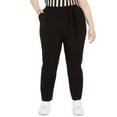 thumbnail image 1 of Bar III Pantalon à Taille Nouée pour Femmes Grande Taille, 1 of 1