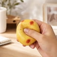 thumbnail image 4 of Potato Crunchy Squishy Toy, Yellow Potato Stress Ball with Brown Spots, Crunchy Sound Fidget Toy, Stress Relief Sensory Toy for Kids Adults, Desk Decor Gift, 4 of 7