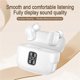 thumbnail image 5 of J32 2 Pair Wireless Earbuds Bluetooth 5.3 LED Display Sport Headphones Noise Cancelling - Nude, 5 of 5