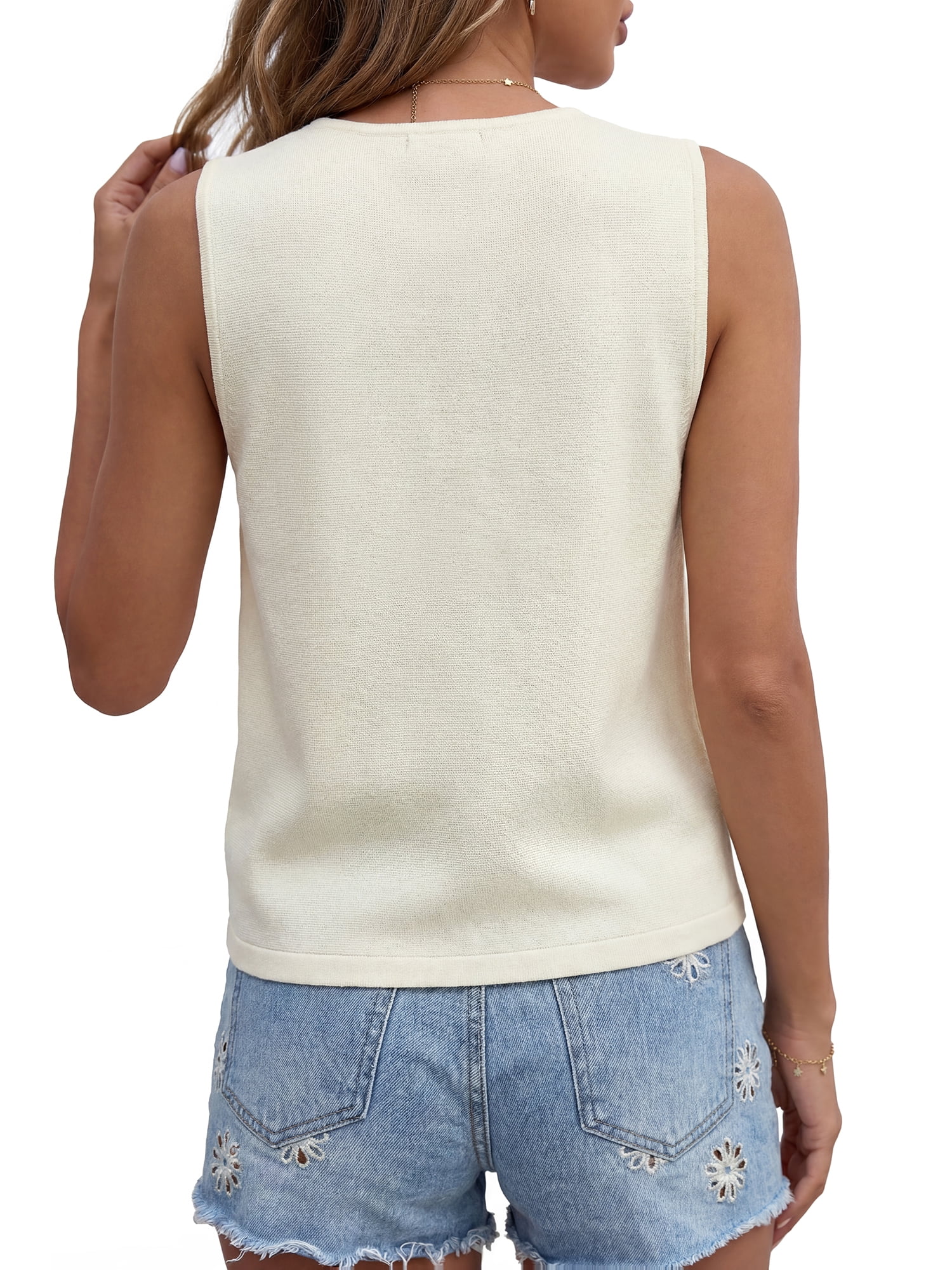 PRETTYGARDEN Women's Button Up Sweater Vest, Sizes S-XXL