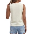 thumbnail image 2 of PRETTYGARDEN Women's Button Up Sweater Vest, Sizes S-XXL, 2 of 6