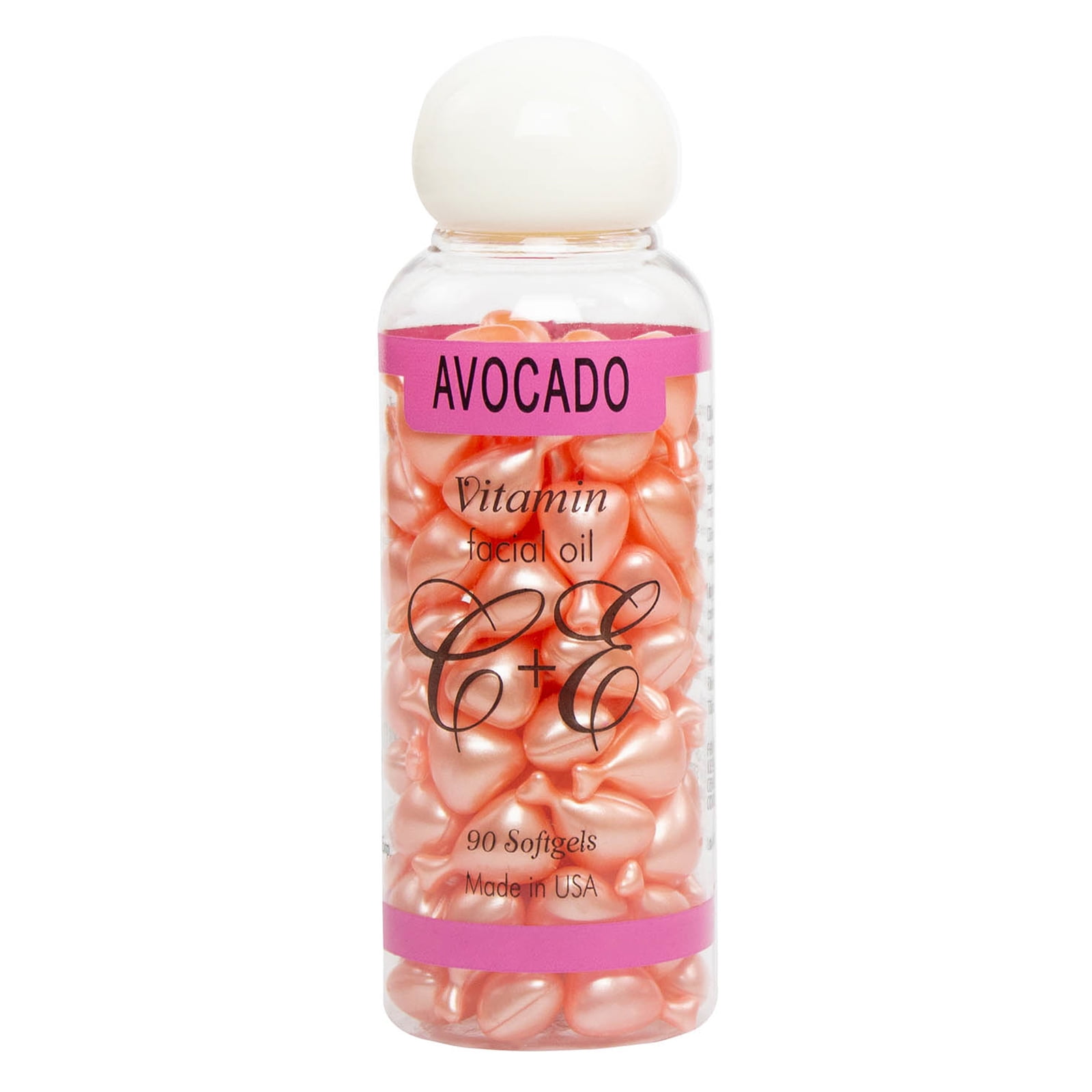 Avocado & Vitamin E Facial Oil, 90 Softgels