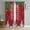 Red, variant on Christmas Black Sheer Curtains 45 Inches Long, Winter Snowman Xmas Pine Branch Cardinal Bird Light Filtering Window Curtains for Living Room, Rod Pocket Voile Sheer Drapes, 52"Wx45"L, 2 Panels