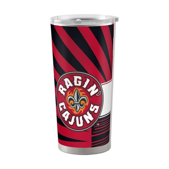 Logo Brands 164-S20T-14 Louisiana Lafayette 20 oz Mascot Stainless Tumbler