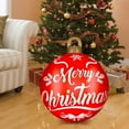 thumbnail image 4 of ESULOMP 23.6in Giant Christmas Ornament Outdoor Christmas Inflatable Decorated Ball, Giant Christmas Inflatable Ball with Pump for Home Holiday Outdoor Christmas Tree Decorations, 4 of 5