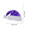 thumbnail image 3 of Deeceymbur Santa Hat One Size Fits All Thickened Large Party Christmas Decoration Festive Accessorily for Adults, 3 of 5