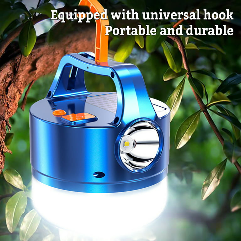 OAVQHLG3B Solar Camping Lantern Camping Gear USB Rechargable Hanging  Waterproof Camping Tent Lamp with Remote Control,Outdoor Camping Lamp  Camping Accessories for Camping,Hiking,Outage,Hurricane 