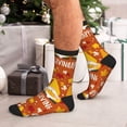 thumbnail image 7 of Rocae Happy Thanksgiving Three Gnomes for Adult Socks Casual Athletic Stretchy Loose Socks for Women Men Non-Slip Middle Tube Socks, 7 of 7