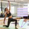 thumbnail image 6 of Figure 8 Resistance Band for Women - Silicone Reinforced Yoga Stretch Rope for Back, Shoulder & Arm Workouts, Portable Fitness Band for Pilates & Home Gym, 6 of 6